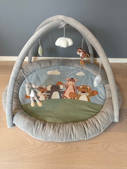 Teddykompaniet Babygym med mjuka djurleksaker