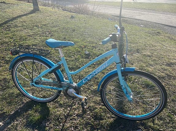 Crescent barncykel 24" turkos Kvinna