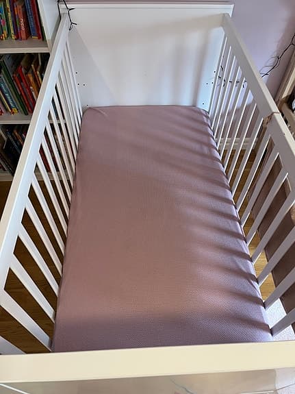 Bell Amy baby bed + Aerosleep mattress and accessories