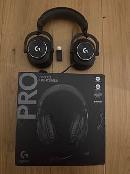 Logitech Pro X 2 Lightspeed gamingheadset svart