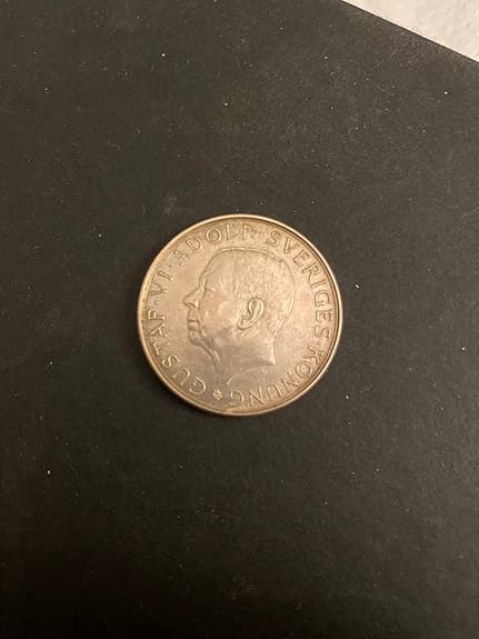 Svenskt (jubileumsmynt) 10 kr mynt, 1972