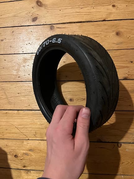 Däck 60/70-6.5 svart