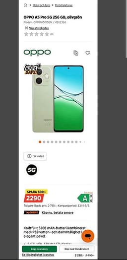 OPPO A5 Pro  5G