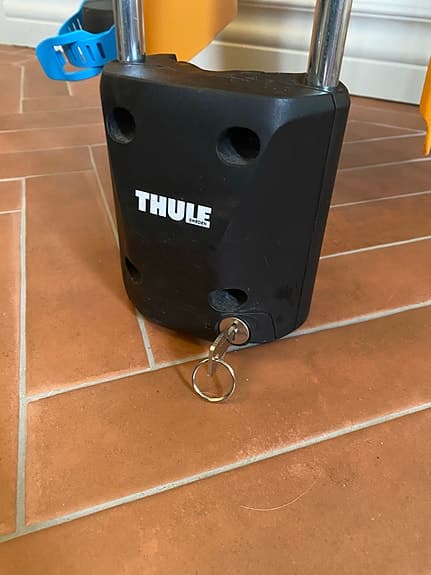 Thule cykelsits barn. Cykelbarnstol.