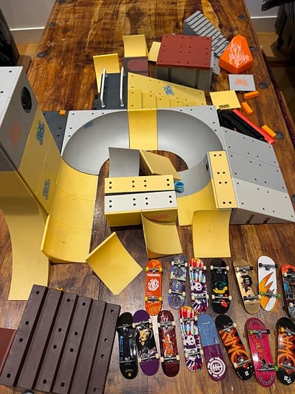 TechDeck fingerskateboards och ramper