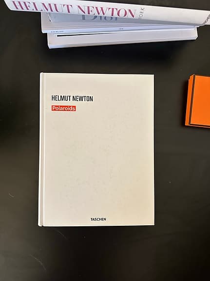 Helmut Newton polaroids coffee table book