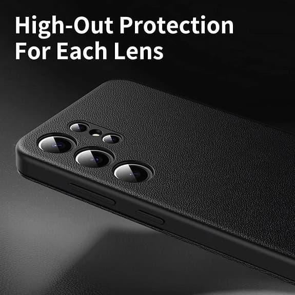 SAMSUNG GALAXY S24 ULTRA SMART CLEAR VIEW FLIP SKAL MED KORTPLATS - SVART