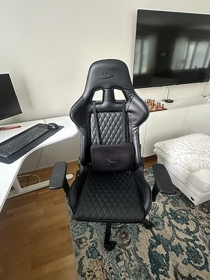 Komplett kontorsset – Ergonomiskt höj/sänkbart skrivbord & Svive gamingstol