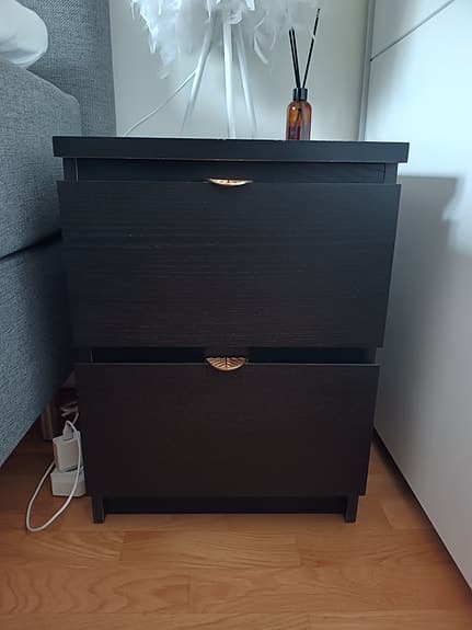 2 st Malm byråer med 2 lådor