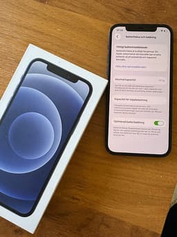 Apple iPhone 12 mobil 64 GB svart