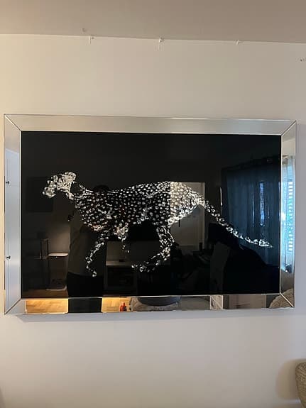 UNIK LYXIG LEOPARD TAVLA