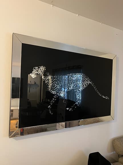 UNIK LYXIG LEOPARD TAVLA