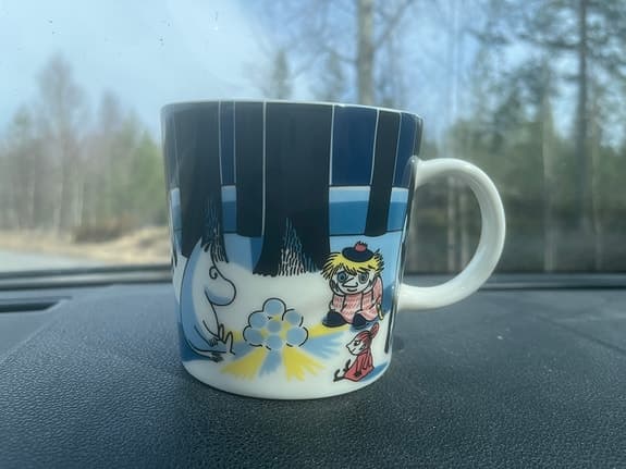 Muminmugg Snölykta