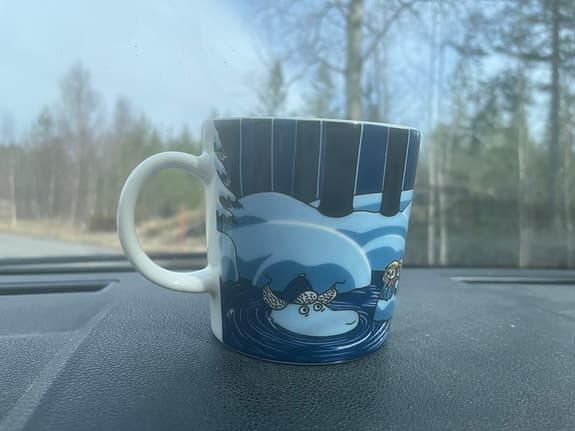 Muminmugg Snölykta