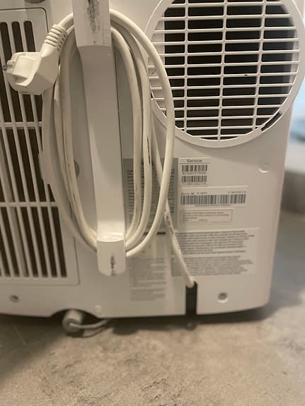Whirlpool portabel luftkonditionering vit