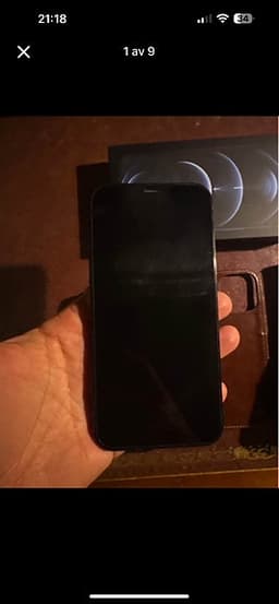 Apple iPhone 12 Pro Max 256 GB blå