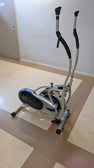Crosstrainer silver/blå