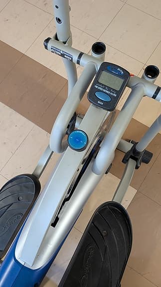 Crosstrainer silver/blå