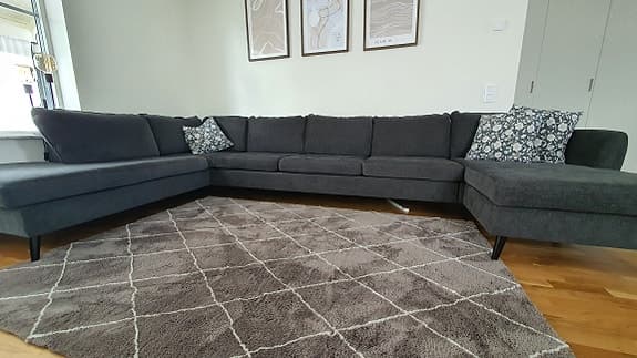 County soffa med schäslong och divan(4-6sit)