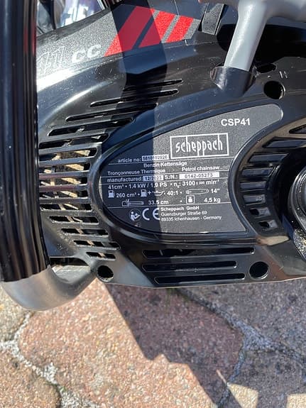 Scheppach CSP41 motorsåg 41 cm