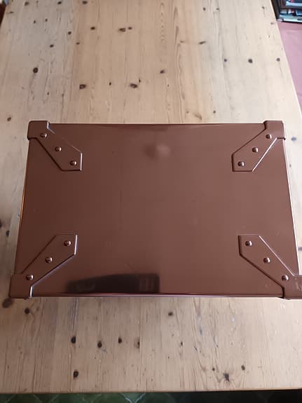 Brevlåda i koppar, vikt 6,2 kg