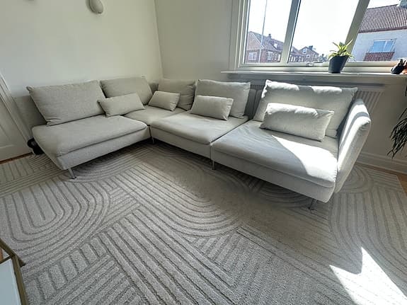 4-sits IKEA Söderhamn soffa – Gunnared beige, mycket fint skick