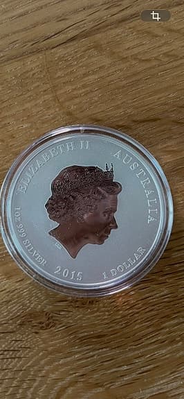 Australien 1 Dollar silvermynt 2015 Year of the Goat