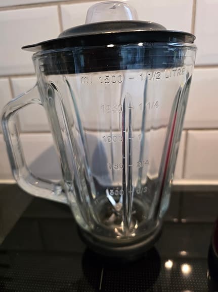 OBH Nordica blender 1,5 L med glaskanna röd