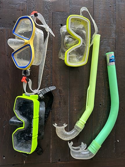 Cyklop och snorkel