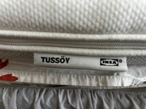 IKEA TUSSÖY bäddmadrass 180x200 vit