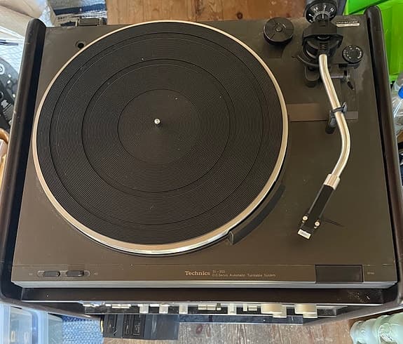 Technics stereopaket med Förstärkare, skivspelare, kassett och JVC compact Disc