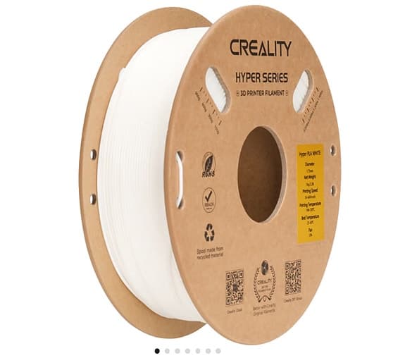 Creality Hyper Series PLA 3D Printing Filament 1kg White