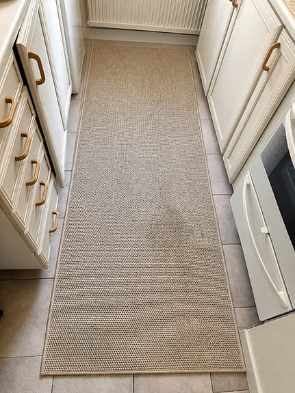 IKEA gångmatta beige