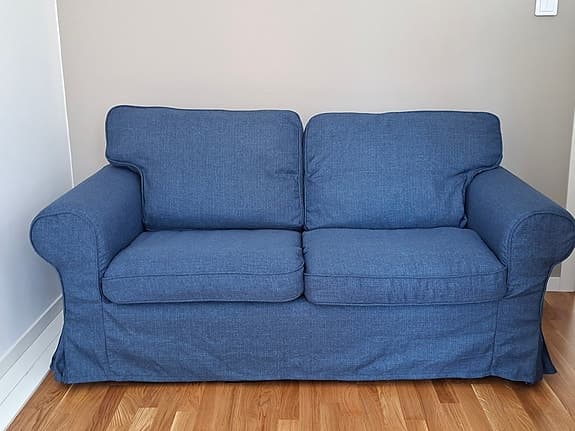 IKEA blå 2-sits soffa