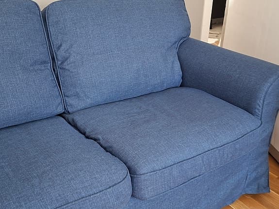 IKEA blå 2-sits soffa