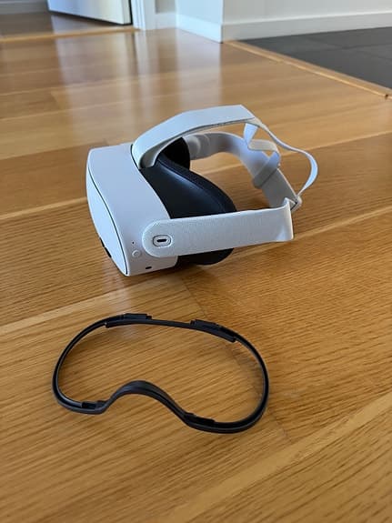 Meta Quest 3S VR-headset + AMVR golfgrepp – Nästan nytt!