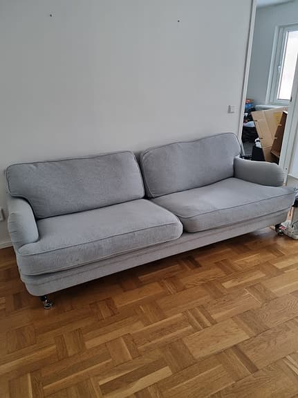 Soffa från Folkhemmet nypris 27.000