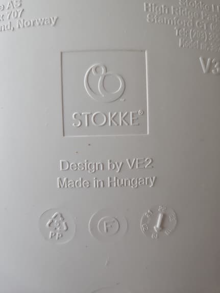 Stokke badbalja - vit