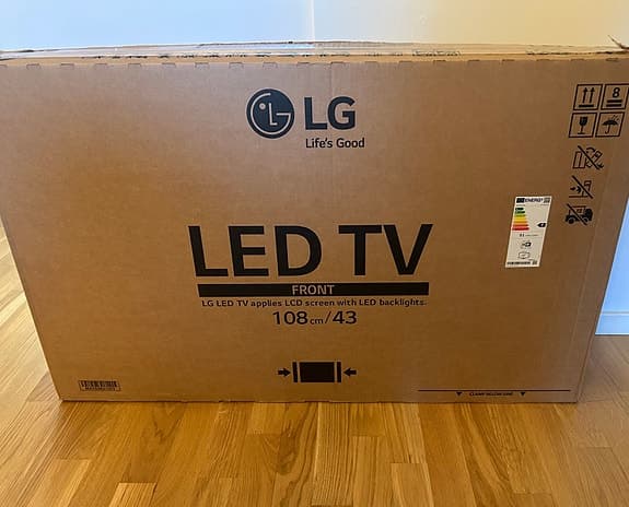 LG 43” LED TV – helt ny!