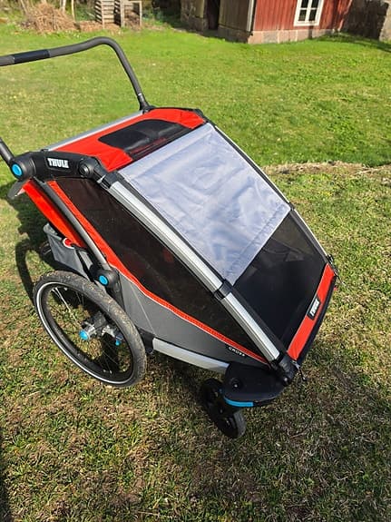 Cykelvagn Thule Chariot Cross 2 inklusive Thule Chariot jog kit