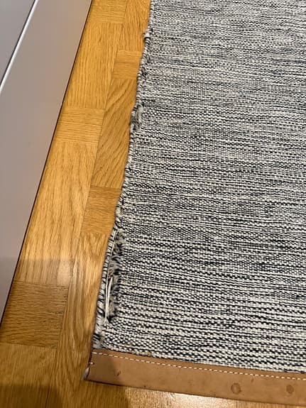 Design House Stockholm matta gångmatta gråmelerad