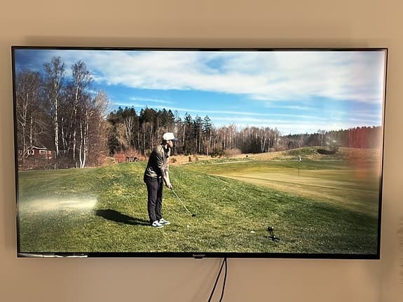55" Sharp TV (1,5 år gammal)