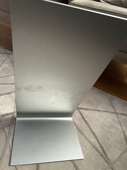 IKEA spegel med metallfot