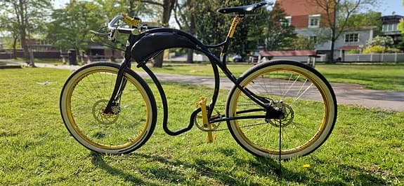 1 of 1 Boardtracker 3-speed Brooks Sturmey France Handmade