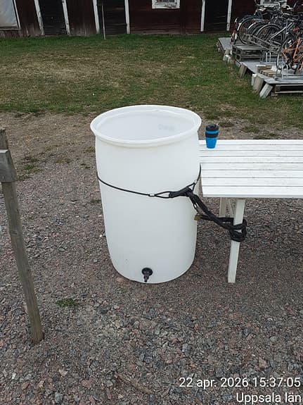 Bygg din egen varmkompost eller ta reda på regnvattnet !