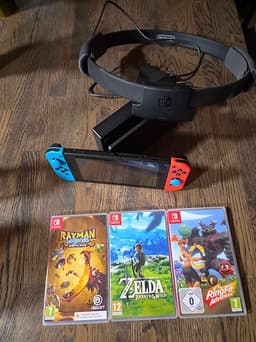 Nintendo Switch spelkonsol med Joy-Con blå/röd