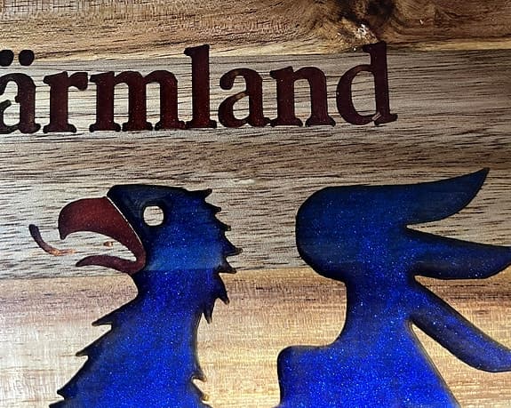 Väggklocka – Värmlands landskapsvapen