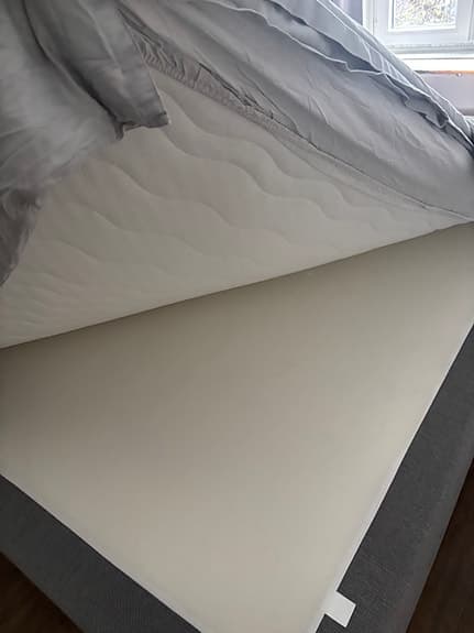 Mio kontinentalsäng 180x200 grå med huvudgavel
