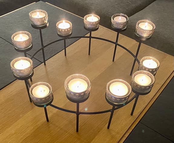 Rund ljusstake