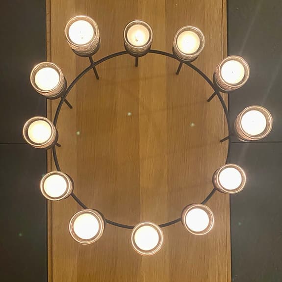 Rund ljusstake